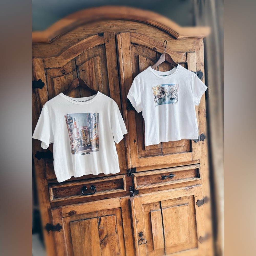 Graphic tees  Venice & Tokyo, Japan
